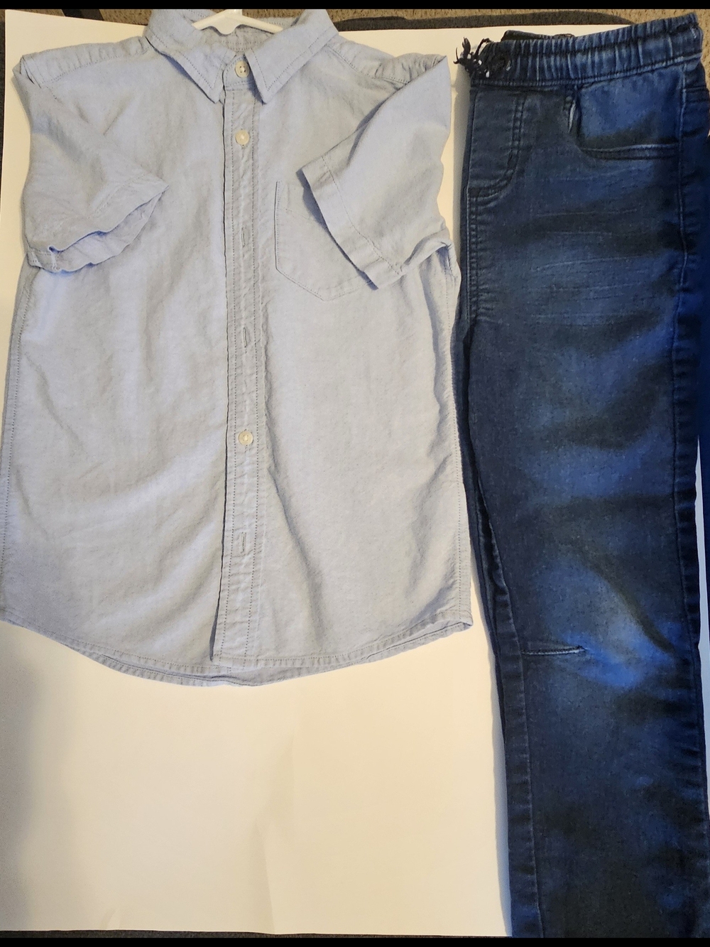 wonder nation Light Blue Button-Up Shirt